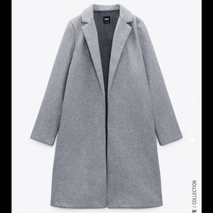 Zara Lapel Coat NWT